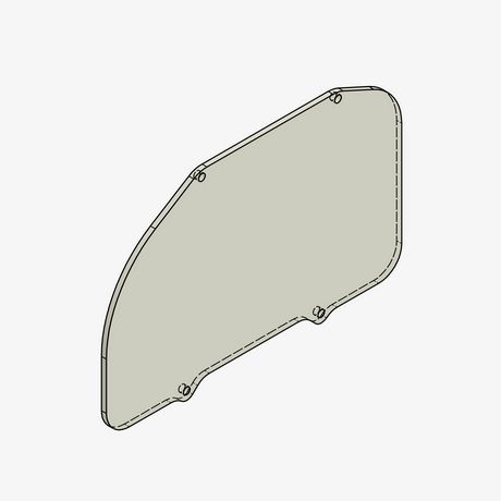 Glass dashboard cover protection spare part