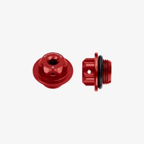 Tappo olio - M20x1,5 - Rosso