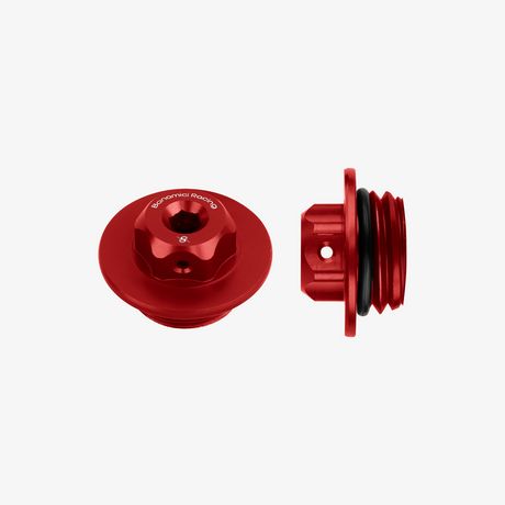 Tappo olio - M27x3 - Rosso