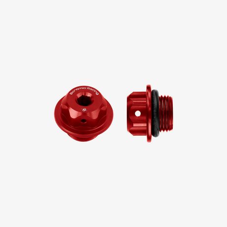 Tappo olio - M18x1,5 - Rosso